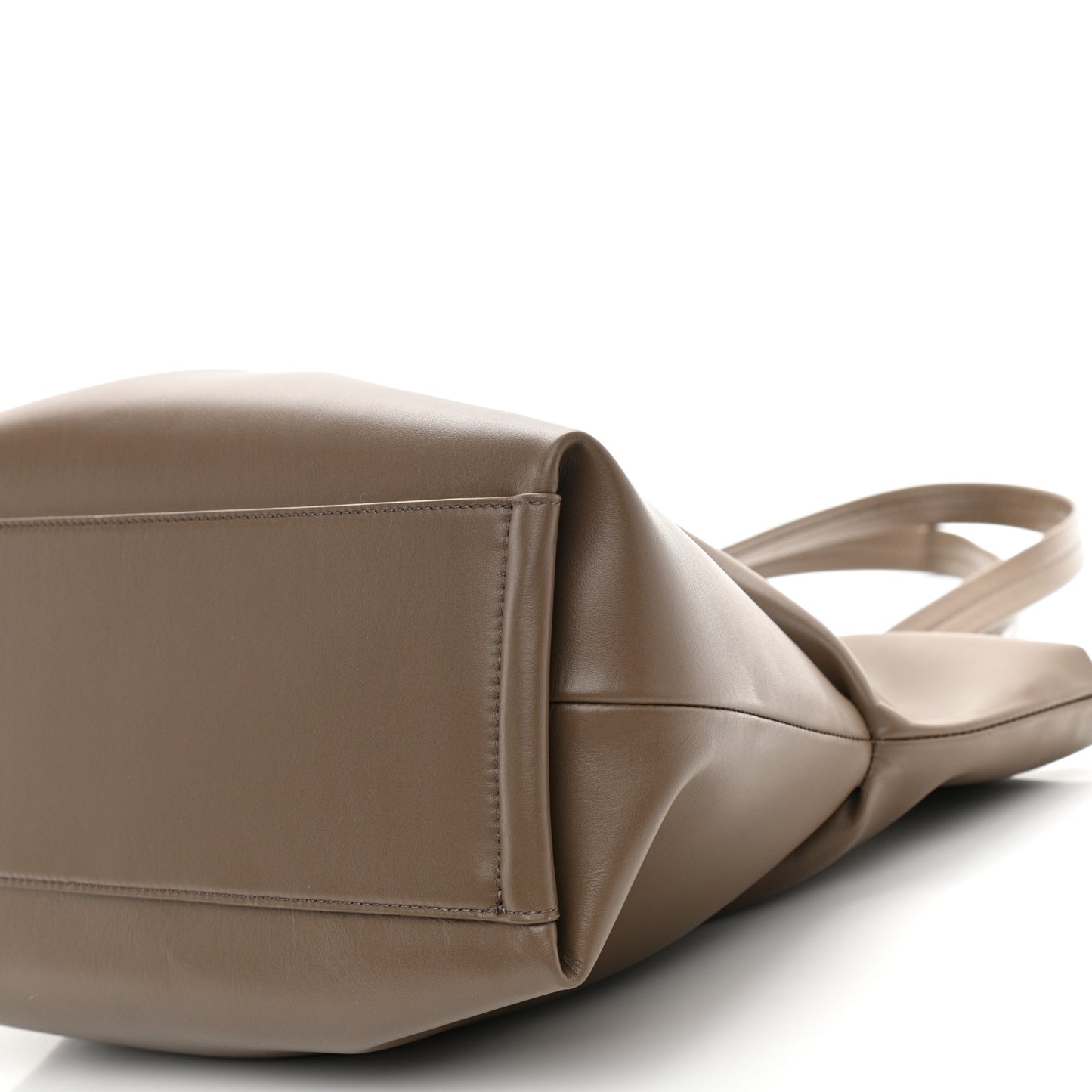 Calfskin Judy East West Tote Brown