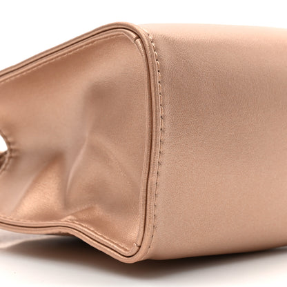 Telfar Metallic Vegan Leather Small Shopping Bag Copper 9 of 9