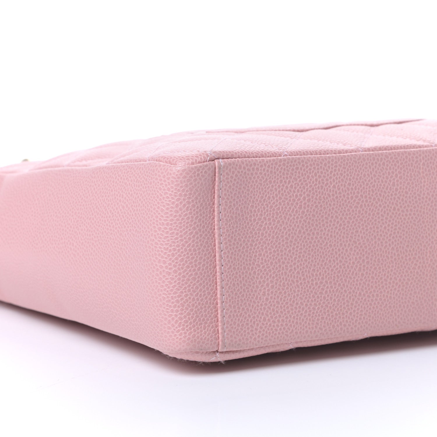 Chanel Caviar Quilted Petit Shopping Tote PST Pink 7 of 8