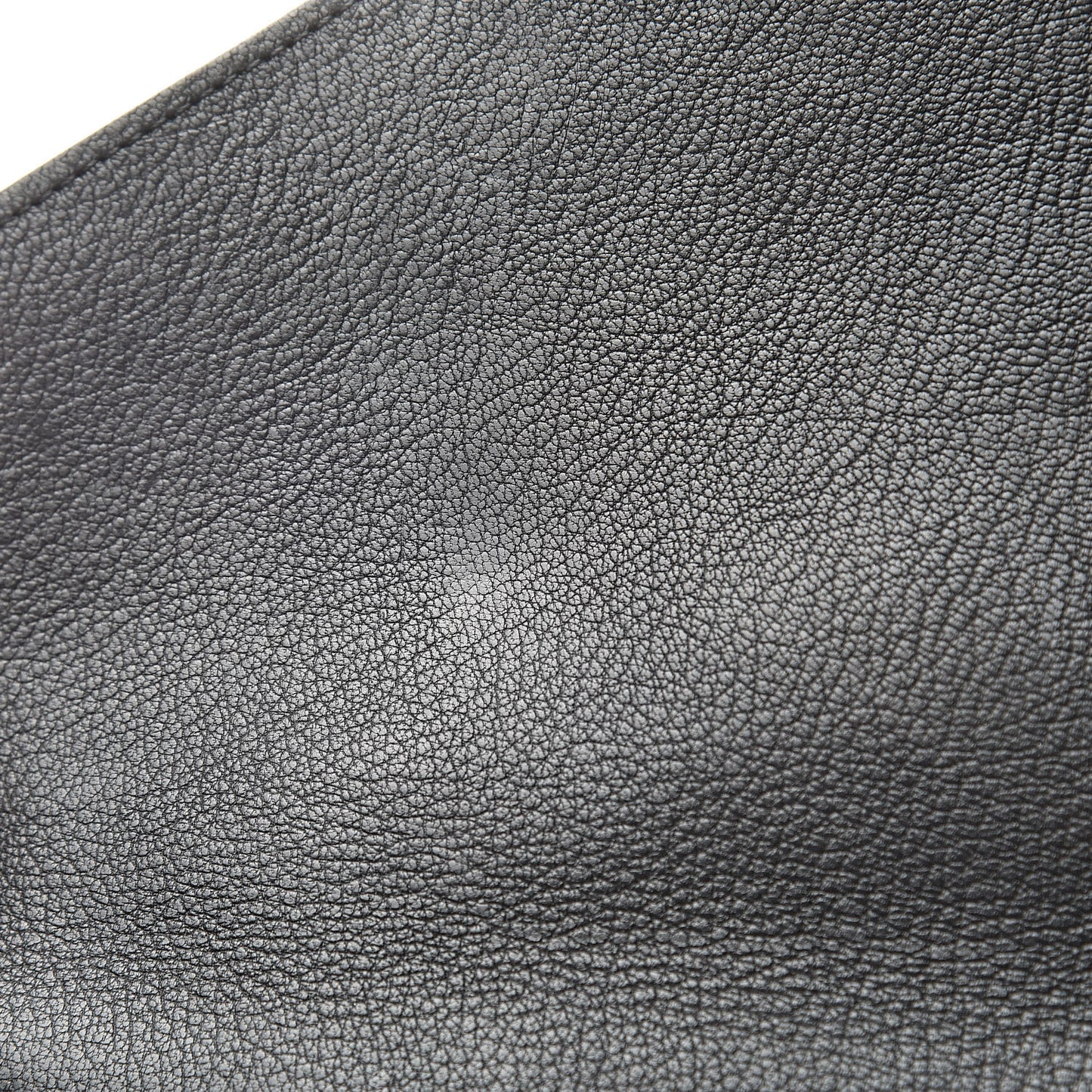 Sugar Goatskin Medium Antigona Envelope Clutch Black