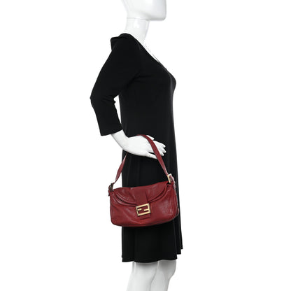 Fendi Calfskin Baguette Red 2 of 17