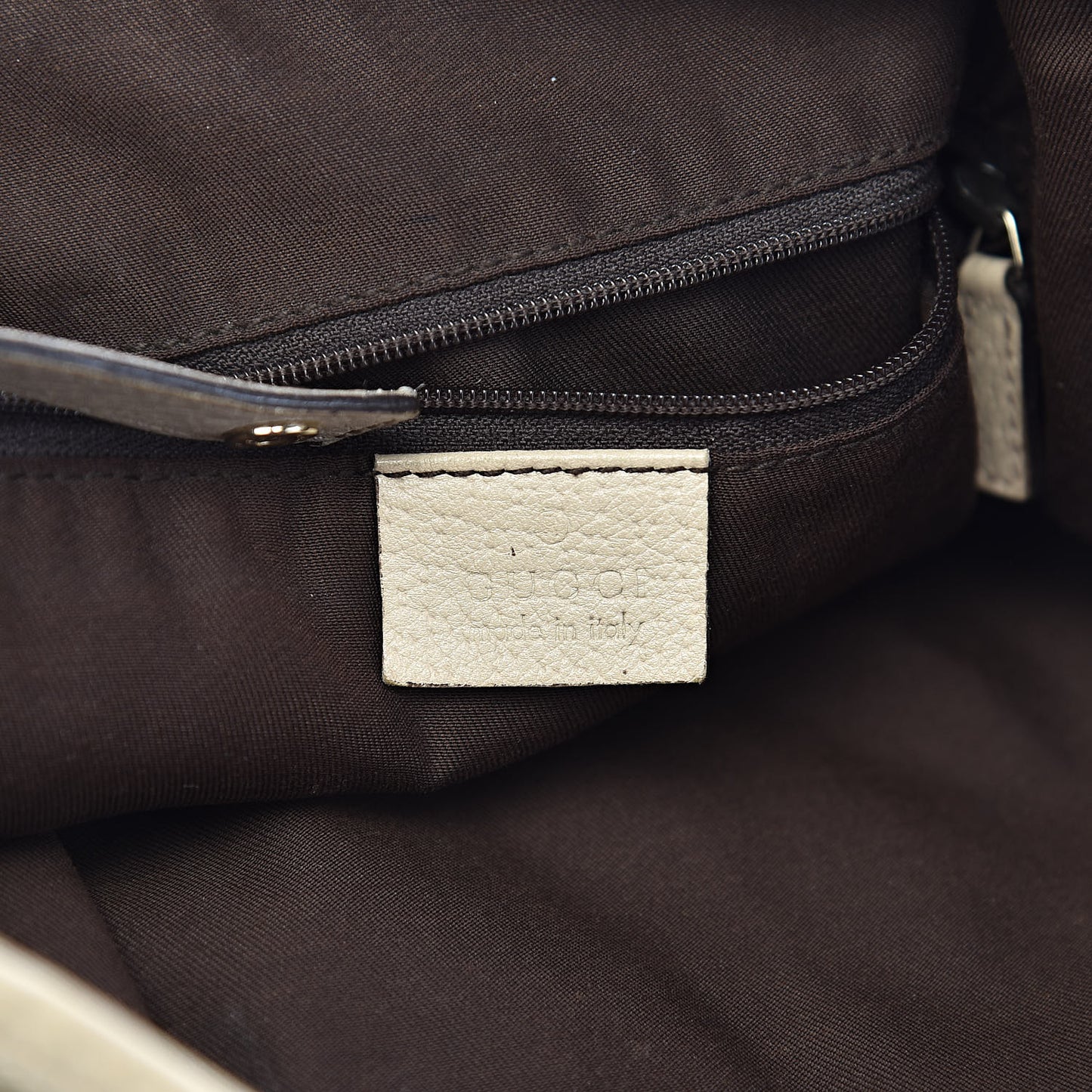 Monogram Medium Abbey Shoulder Bag Off White