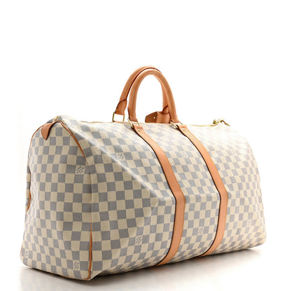 Louis Vuitton Damier Azur Keepall 50 2 of 15