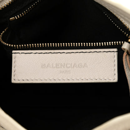 Balenciaga Chevre Gold Metallic Edge Hardware Mini City Ivory 6 of 11