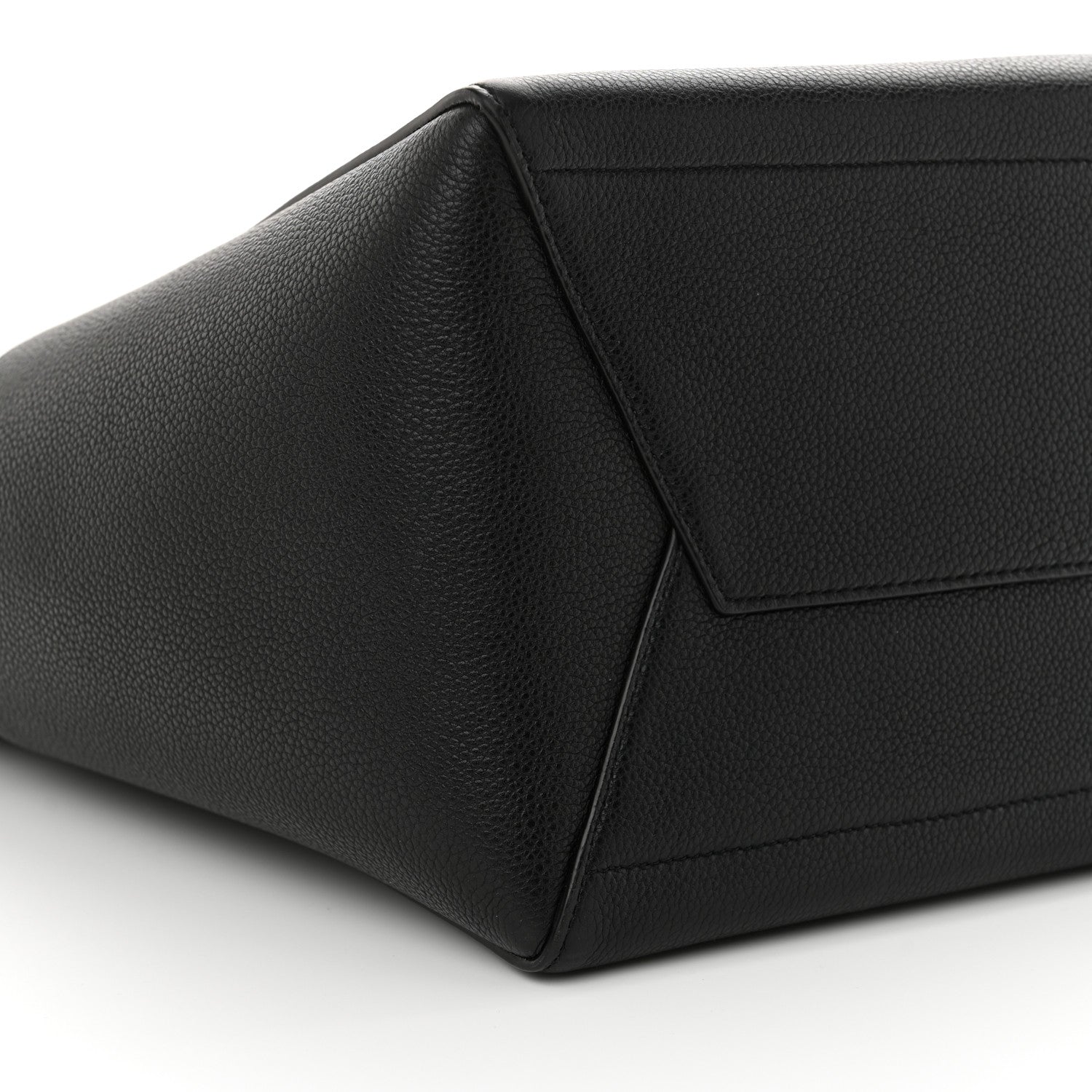 Celine Soft Grained Calfskin Sangle Bucket Bag Black 8 of 11