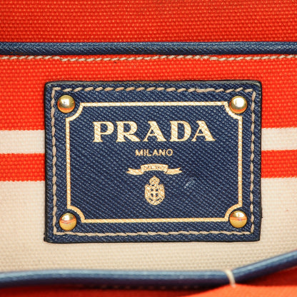 Prada Denim Shopping Tote 6 of 8