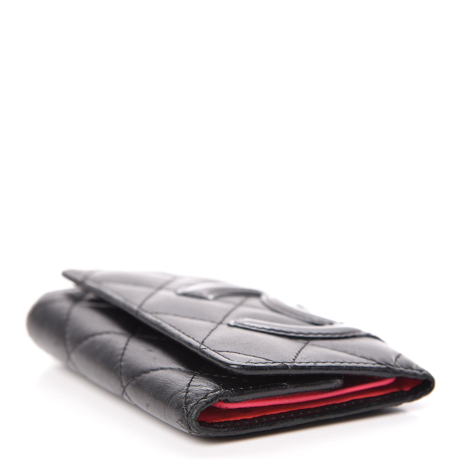 Chanel Calfskin Quilted Cambon 6 Key Holder Black 4 of 12