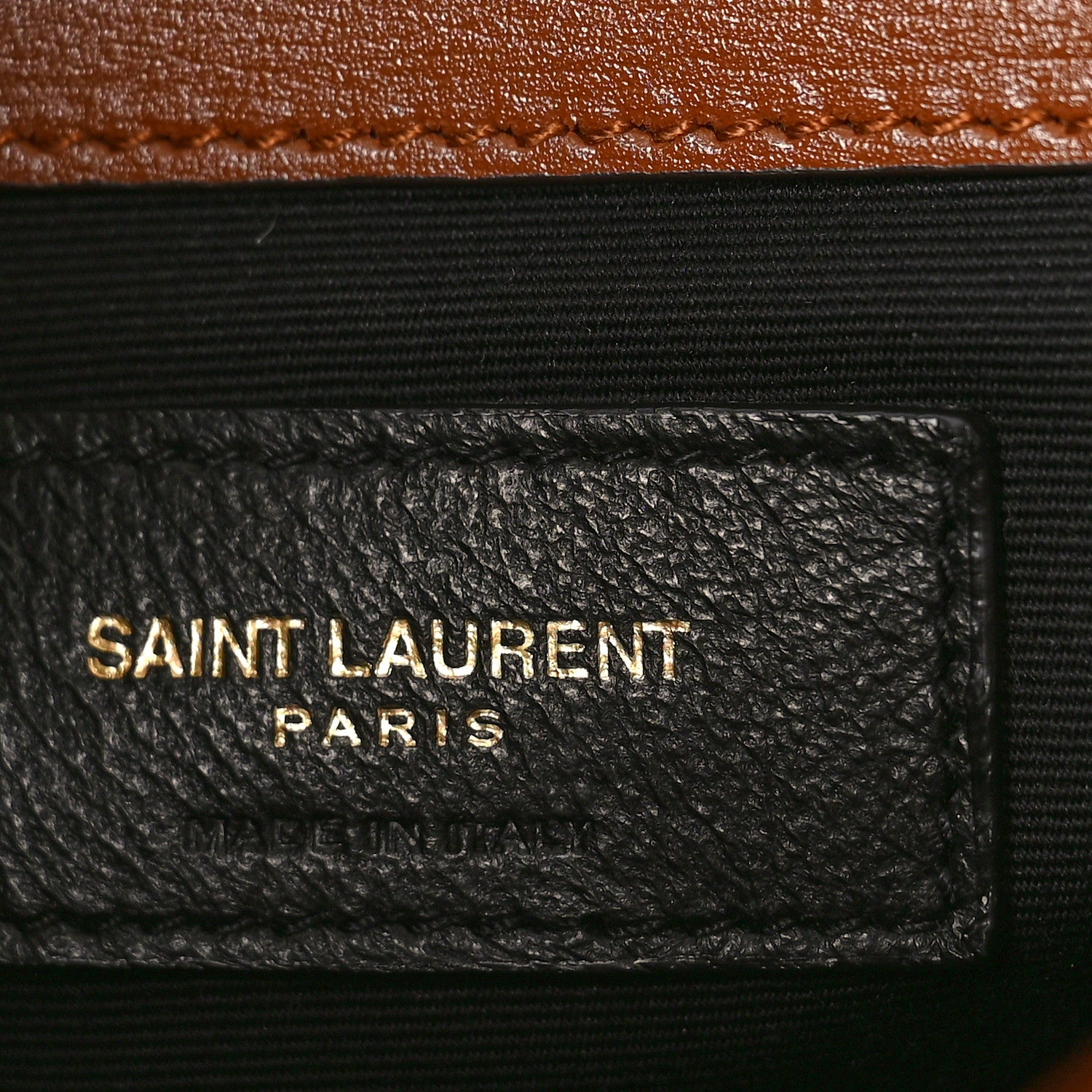Saint Laurent Calfskin Small Manhattan Shopper Tote Brick Ebony Dark 6 of 9
