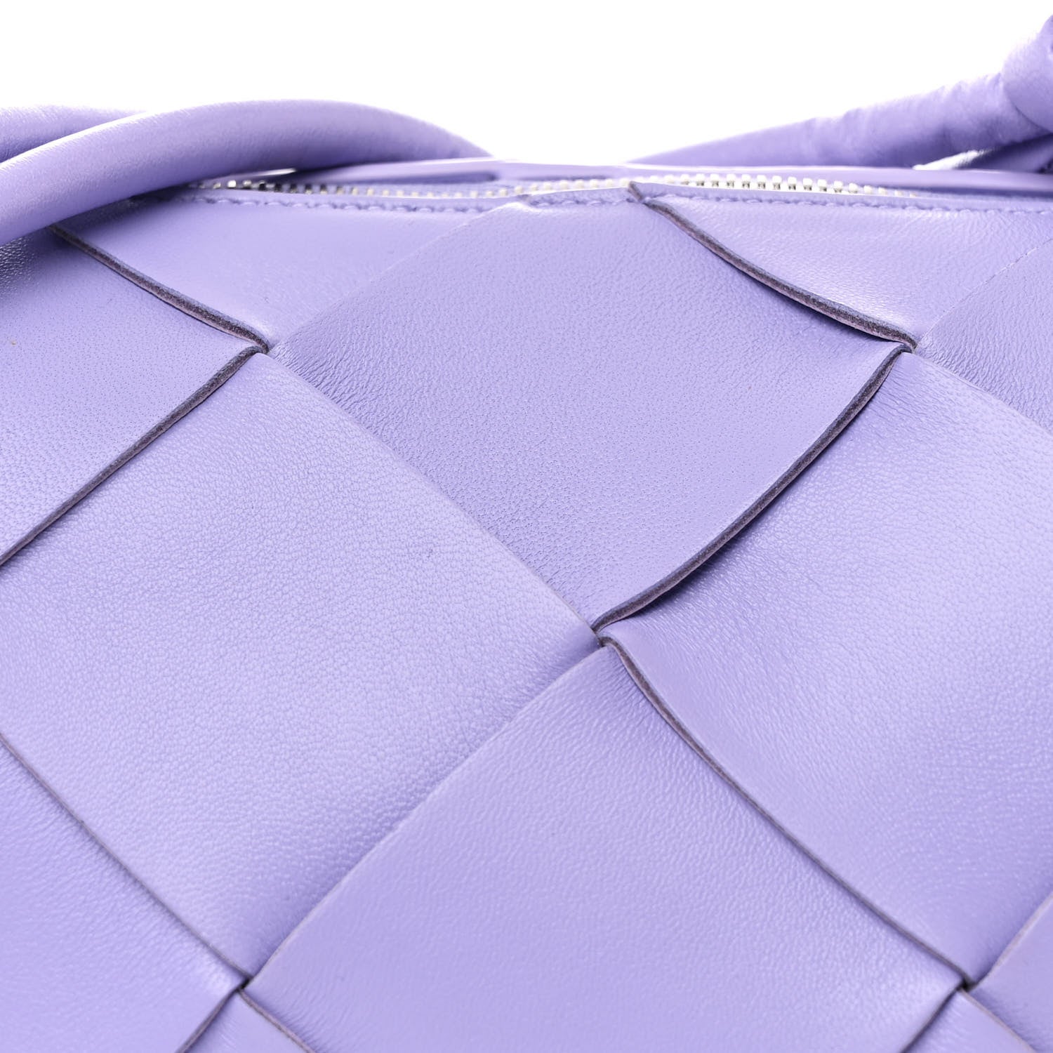 Bottega Veneta Lambskin Maxi Intrecciato Small Cassette Camera Bag Wisteria 7 of 9