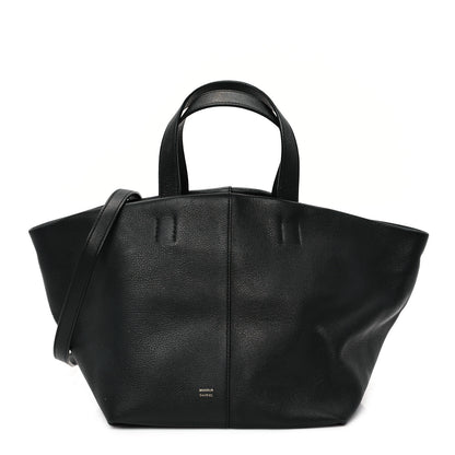 Mansur Gavriel Calfskin Tulipano Bag Black 1 of 11