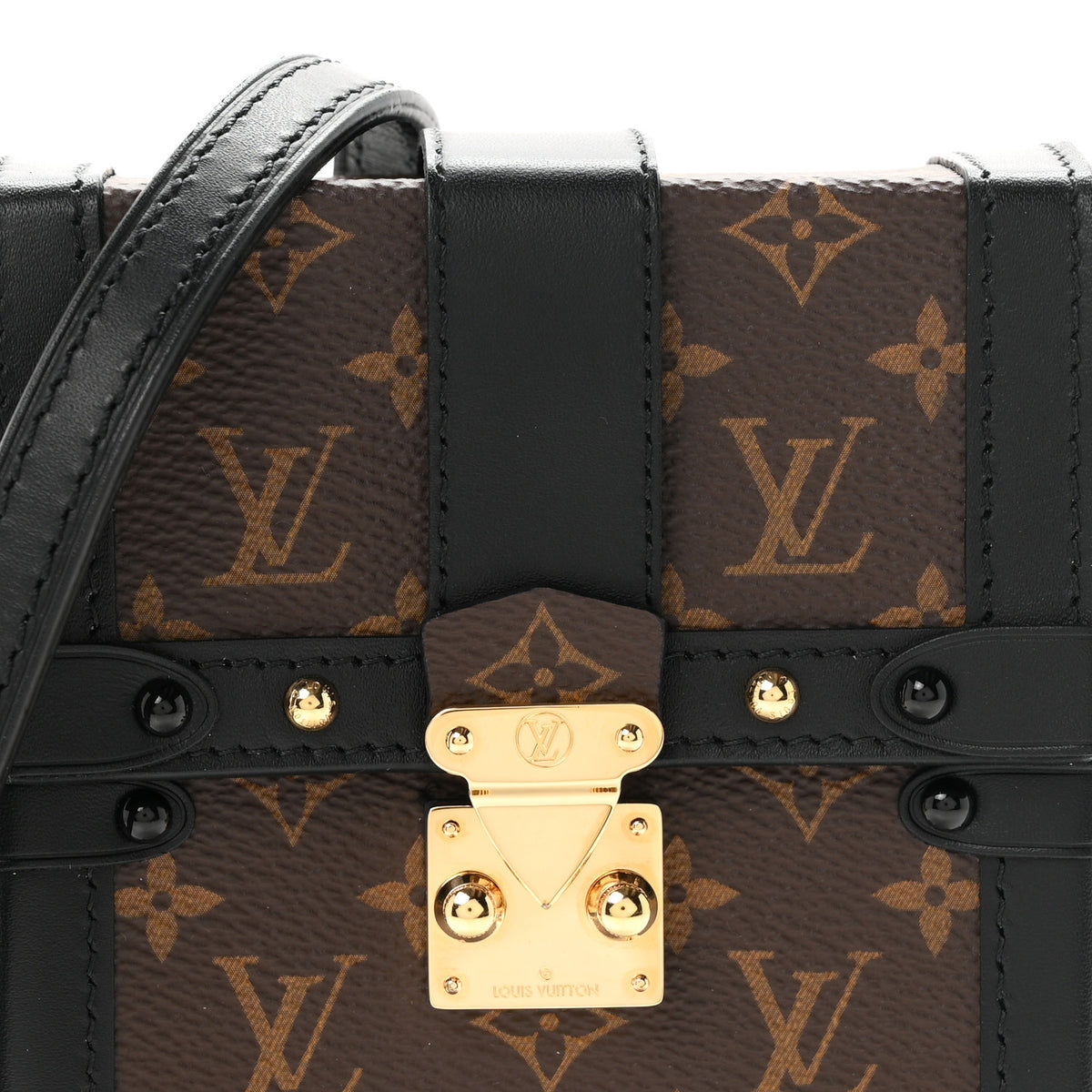 Monogram Pochette Trunk Verticale Black