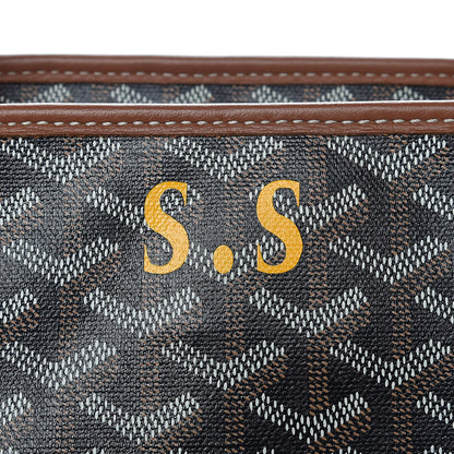 Goyard Goyardine Artois PM Black Gold 10 of 10