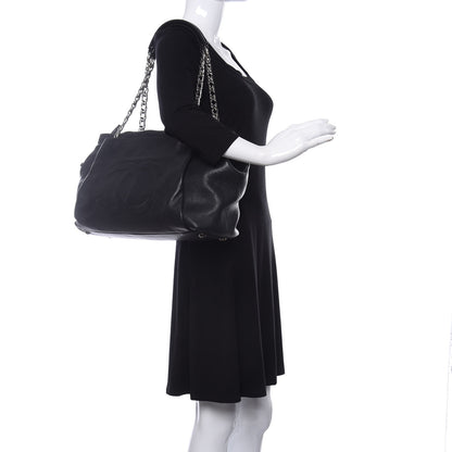 Chanel Caviar Large CC Tuck Tote Black 2 of 10