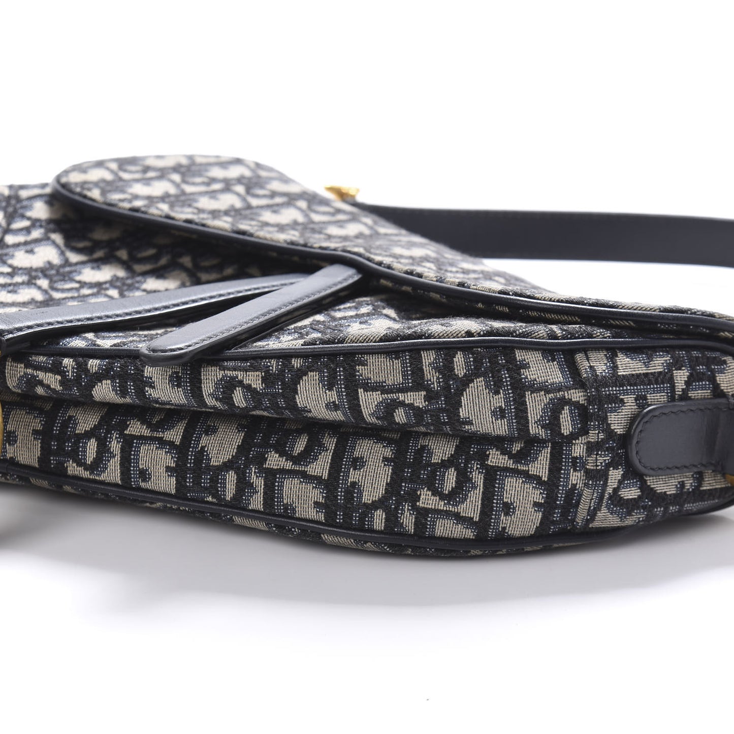 Oblique Saddle Bag Blue