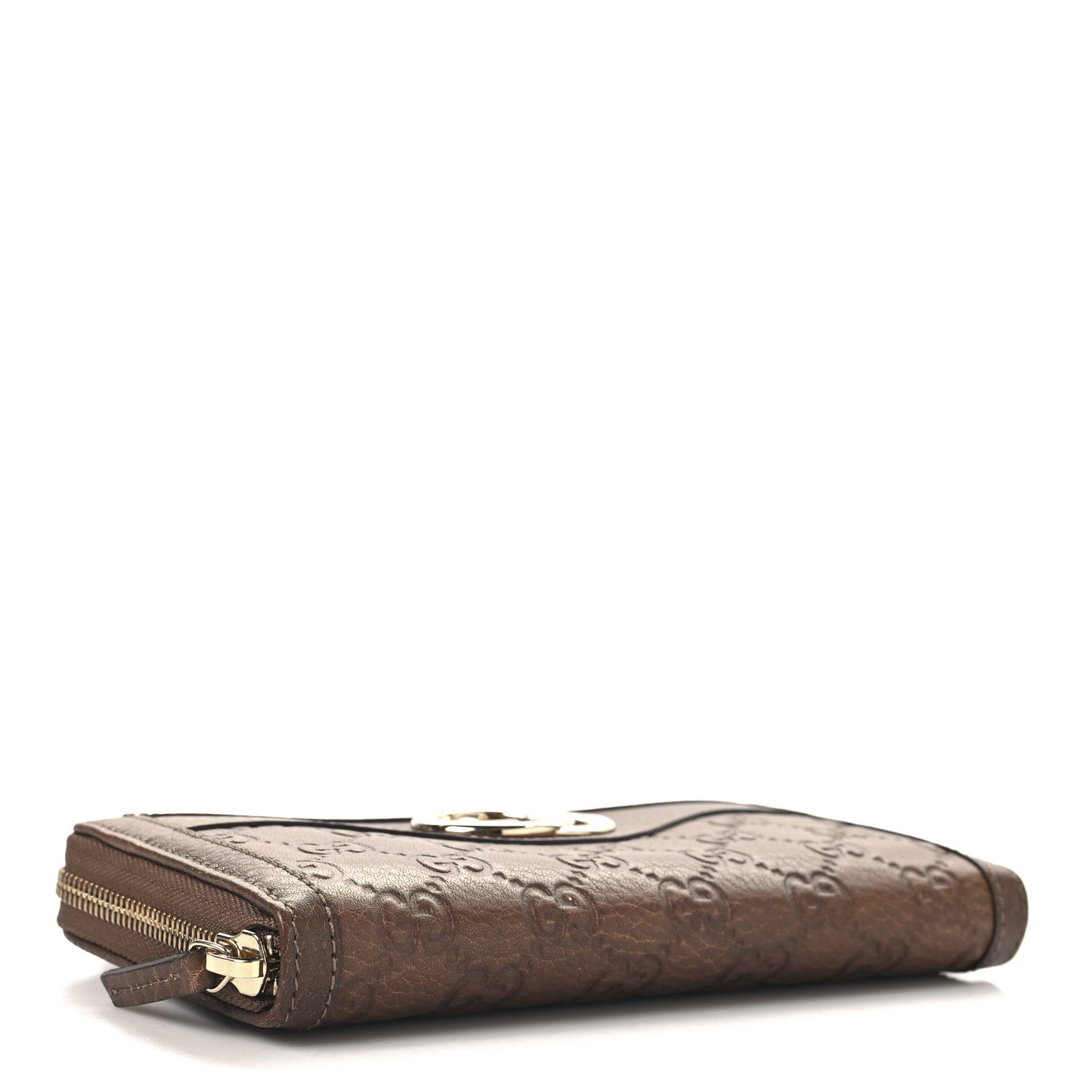 Gucci Guccissima Sukey Zip Around Wallet Brown 4 of 8