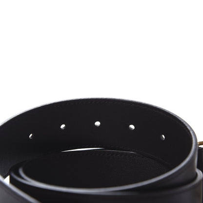 Gucci Calfskin Double G 40mm Belt 85 34 Dark Cocoa 4 of 5