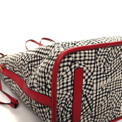 MCM Visetos Large Liz Reversible Shopper Tote Ruby Red 19 of 26