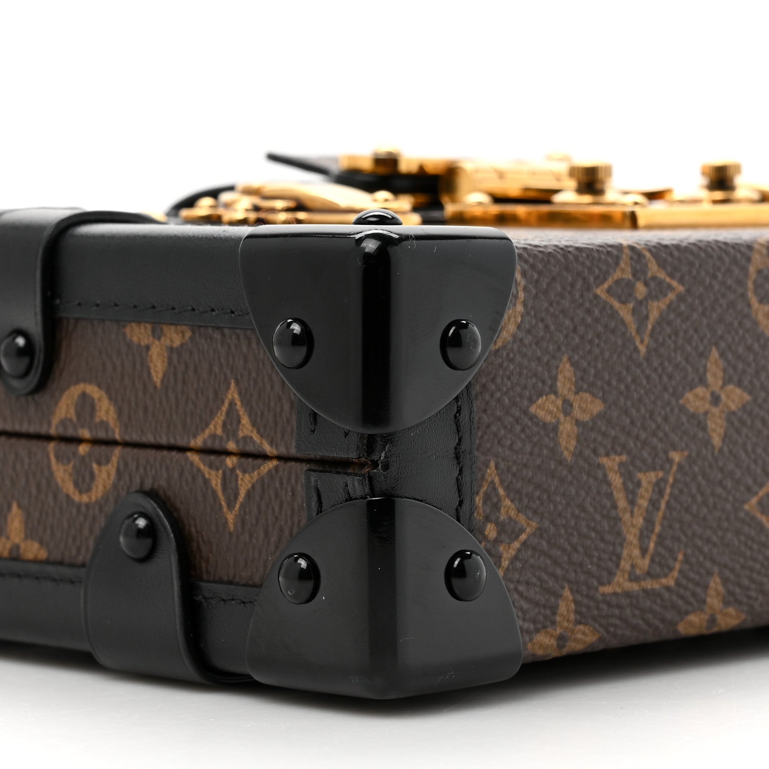 Louis Vuitton Monogram Petite Malle Black 9 of 13