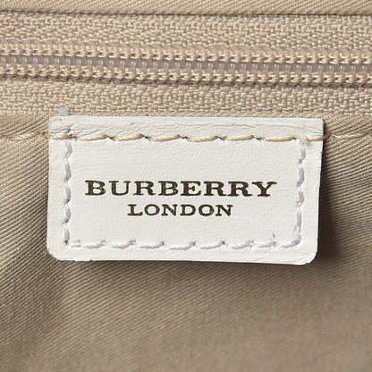 Burberry Candy Check Barrel Satchel Pink White 6 of 14