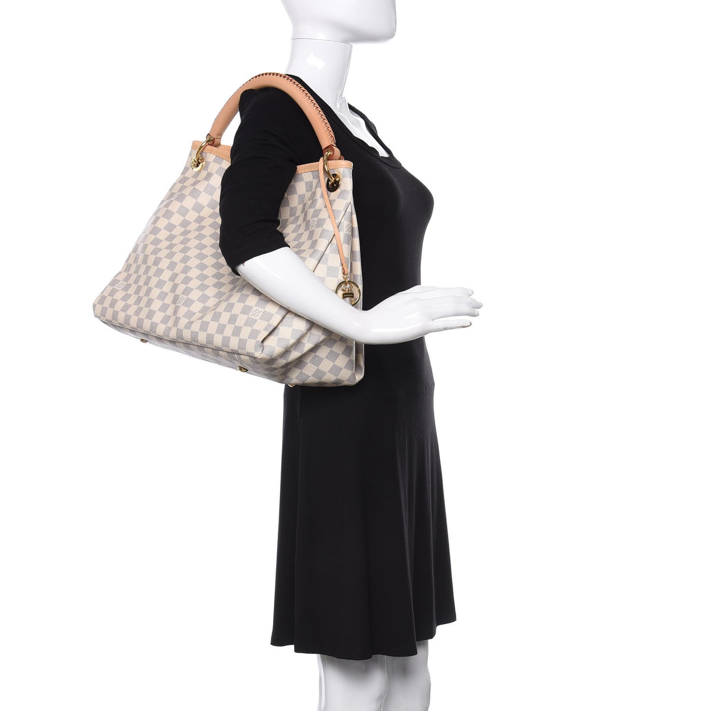 Damier Azur Artsy MM