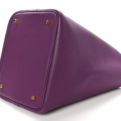 Hermes Taurillon Maurice Picotin Lock 22 MM Anemone 10 of 10