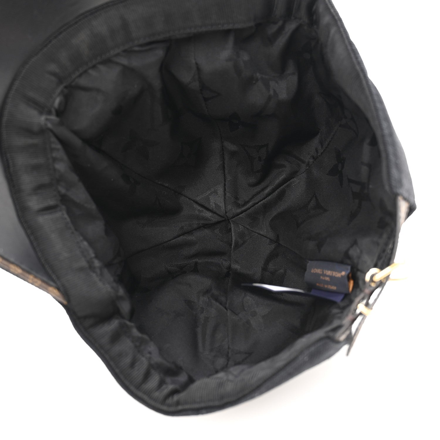 Louis Vuitton Monogram Cotton Jacquard Embroidered LV Day L Cap Black 7 of 10