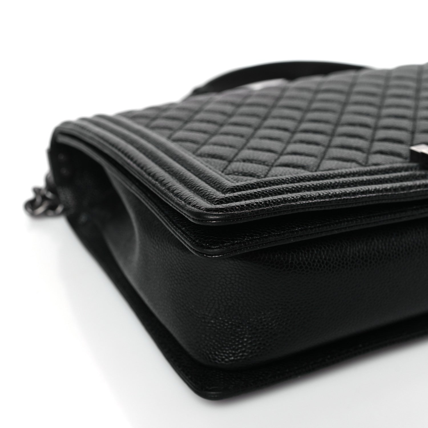 Chanel Caviar Quilted Large Boy Flap Black 8 of 9