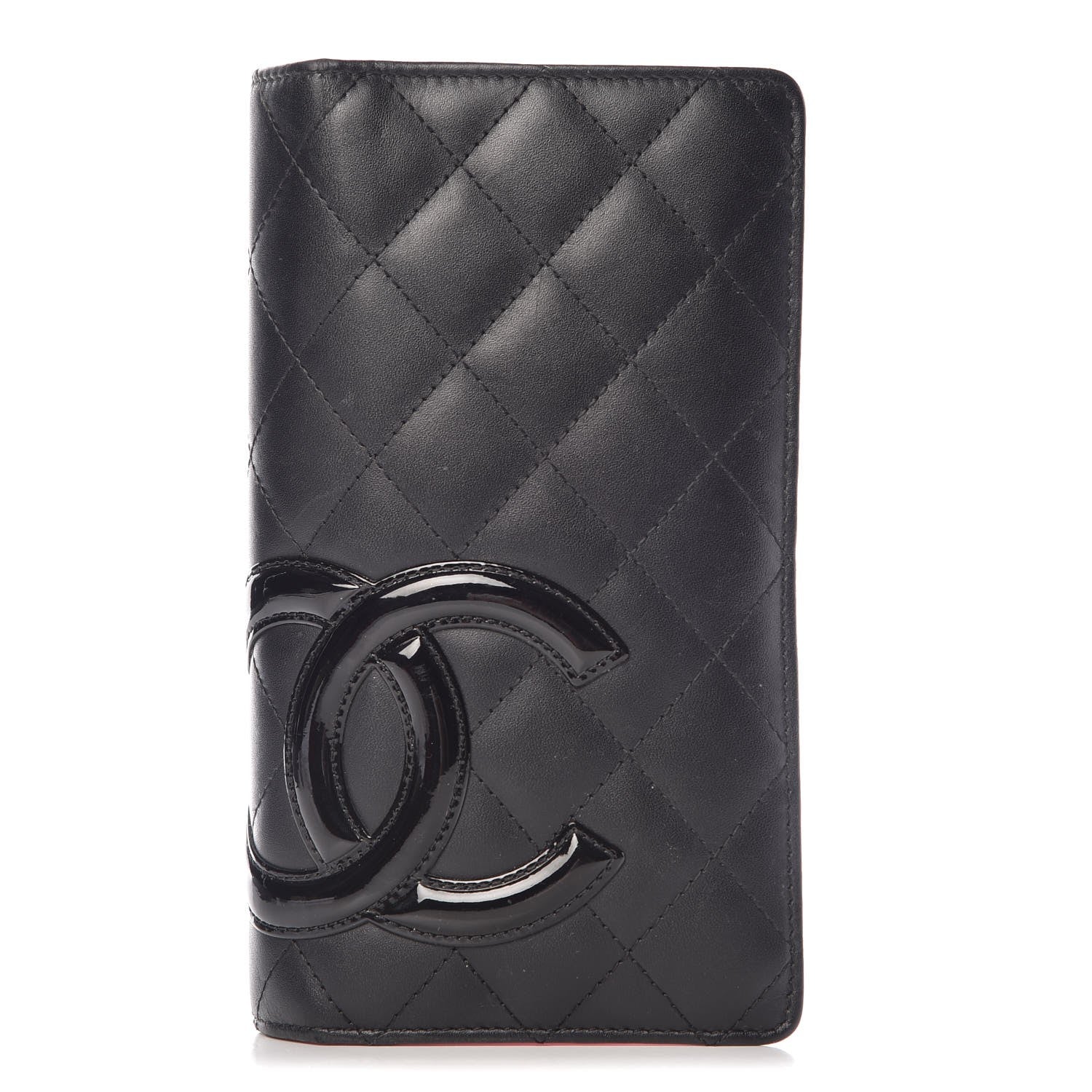 Chanel Calfskin Quilted Cambon Yen Wallet Black 1 of 13