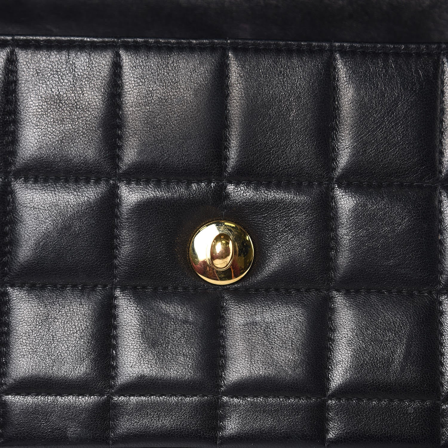 Chanel Lambskin East West Chocolate Bar Flap Black 13 of 14