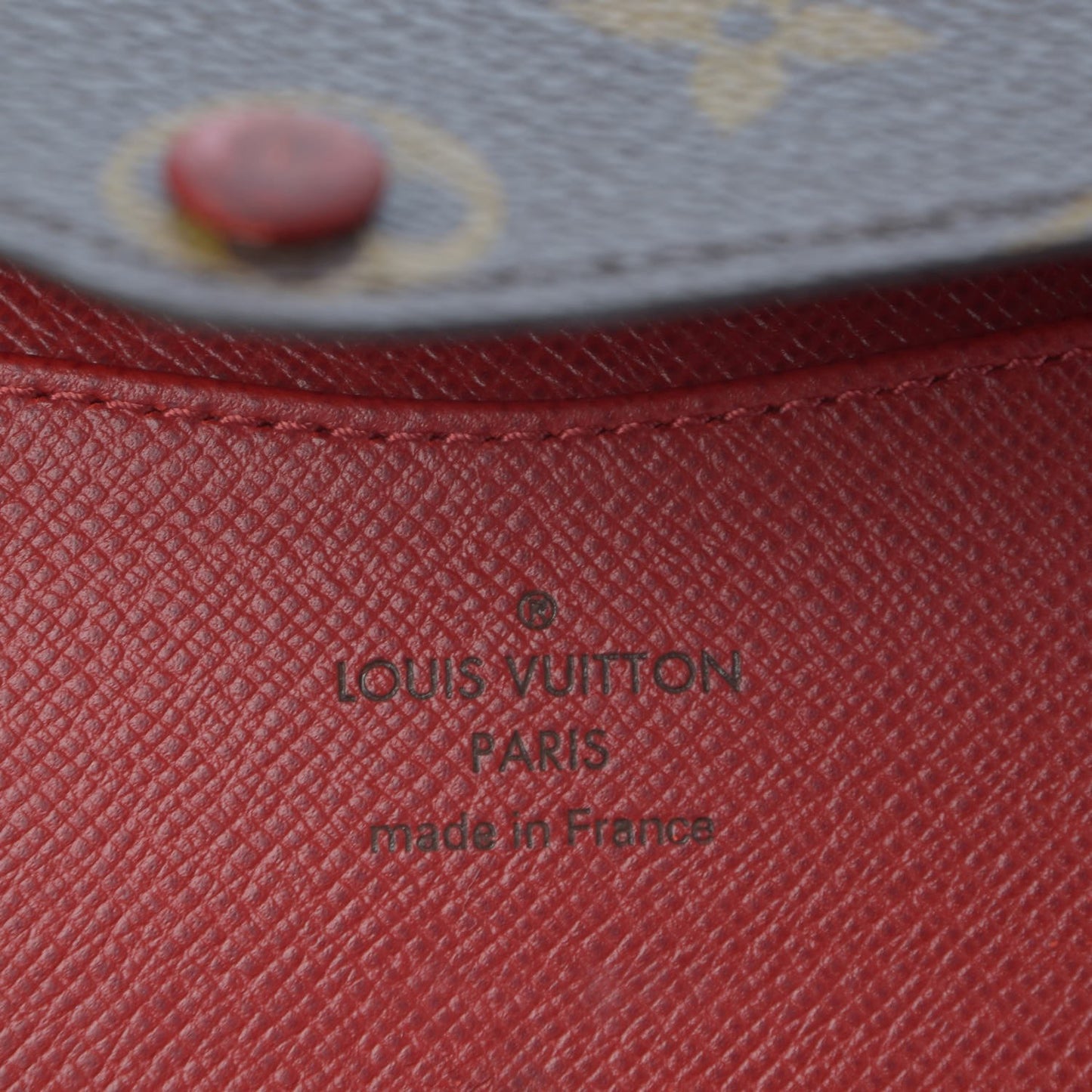 Monogram Josephine Wallet Red