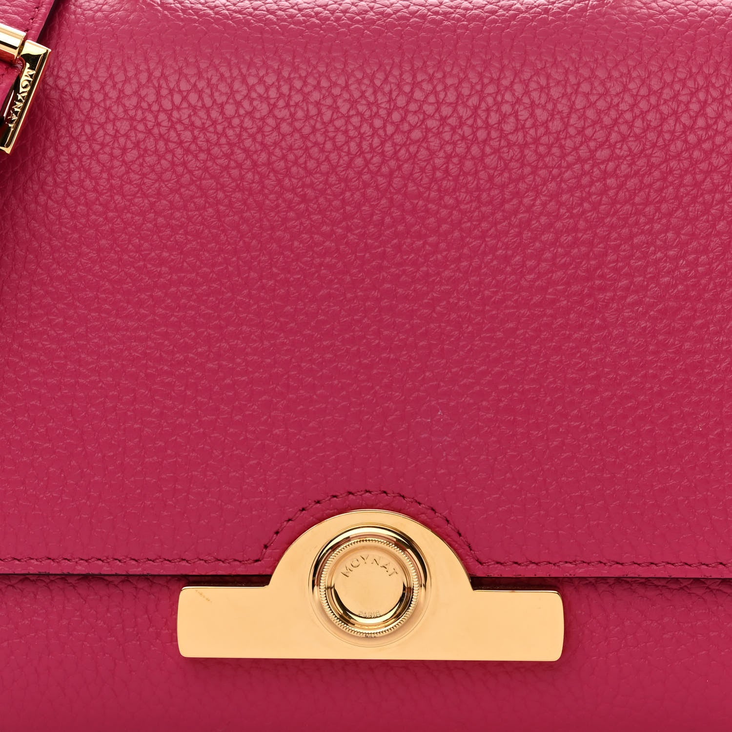 Moynat Taurillon Blush Rejane BB Fuchsia 7 of 9