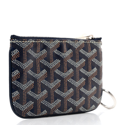 Goyard Goyardine Nano Senat Key Pouch Navy 3 of 8