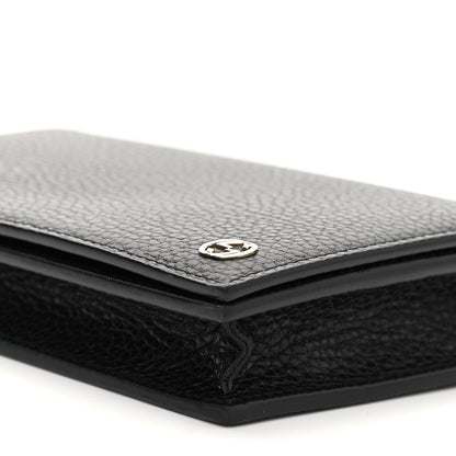 Gucci Dollar Calfskin Medium Betty Chain Wallet Black 10 of 11