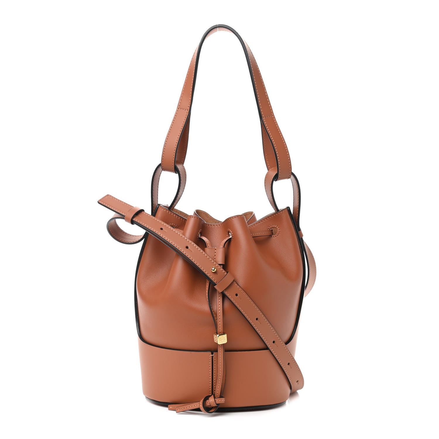 Loewe Calfskin Balloon Bucket Bag Tan 1 of 10