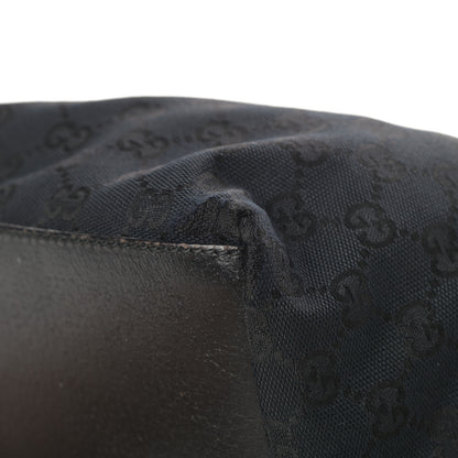 Gucci GG Monogram Small Web Handle Bucket Tote Black 10 of 13