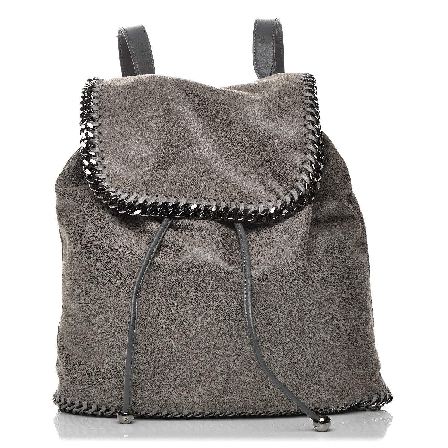 Stella McCartney Shaggy Deer Falabella Backpack Grey 1 of 8