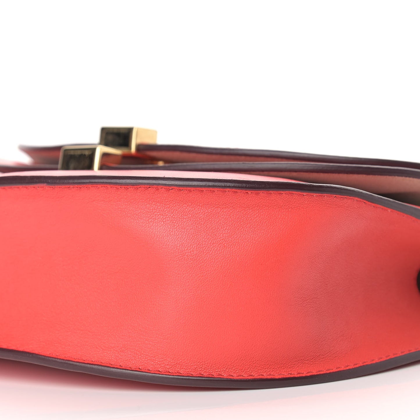 Calfskin Georgia Crossbody Bag Paprika Red