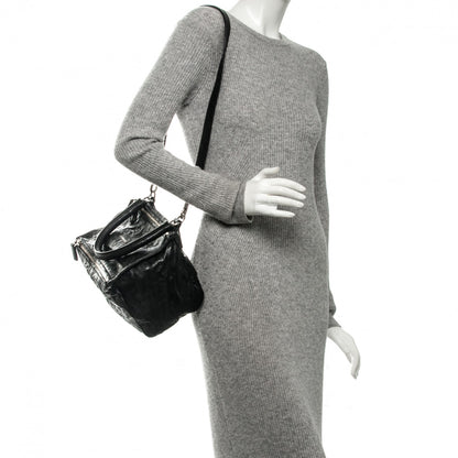 Givenchy Tumbled Sheepskin Small Pandora Black 2 of 7