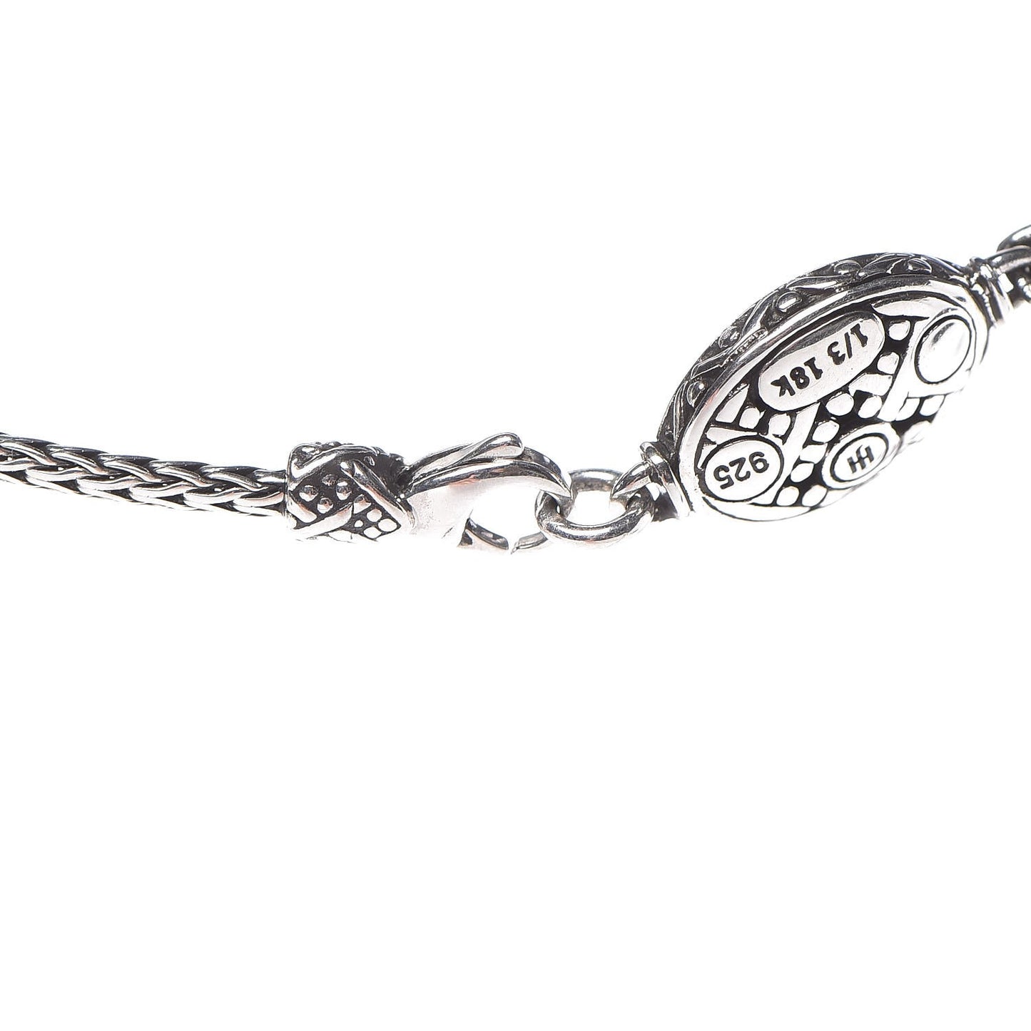 Sterling Silver 18K Yellow Gold Jaisalmer Oval Station Necklace