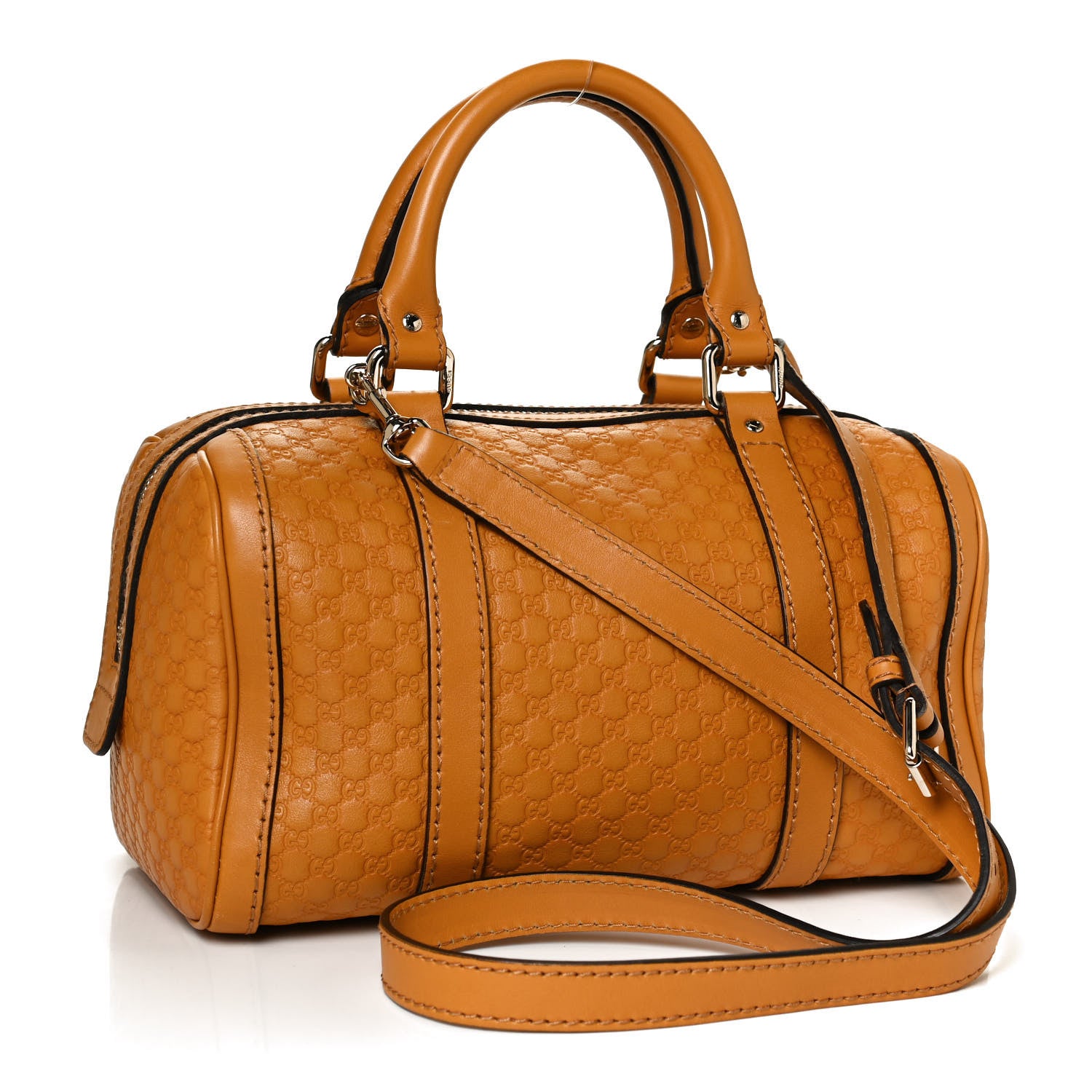 Gucci Microguccissima Small Boston Yellow 2 of 10