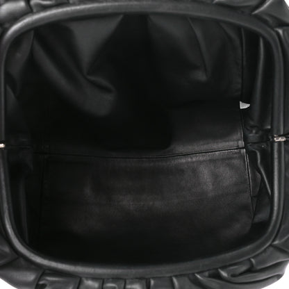 Bottega Veneta Smooth Butter Calf The Pouch Oversized Clutch Black 5 of 11