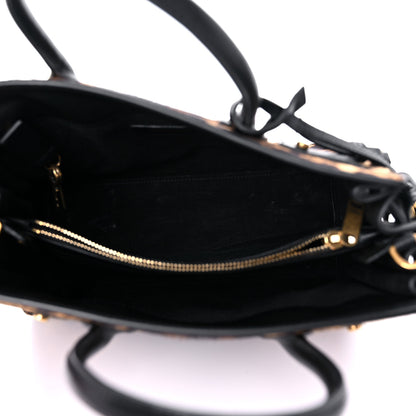 Saint Laurent Pony Effect Calfskin Leopard Print Baby Supple Sac De Jour 5 of 12