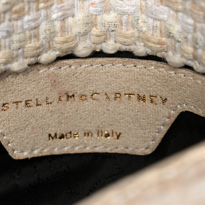 Stella McCartney Woven Boucle Falabella Crossbody Bag White Beige 6 of 10