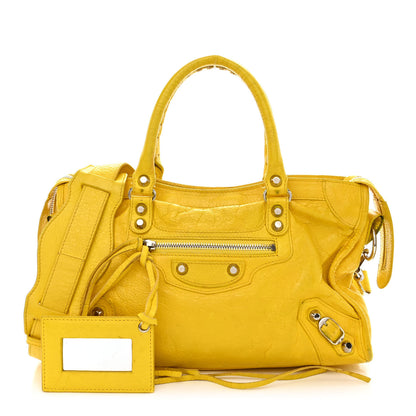Balenciaga Agneau Classic Silver Hardware City S Jaune Soleil 1 of 19