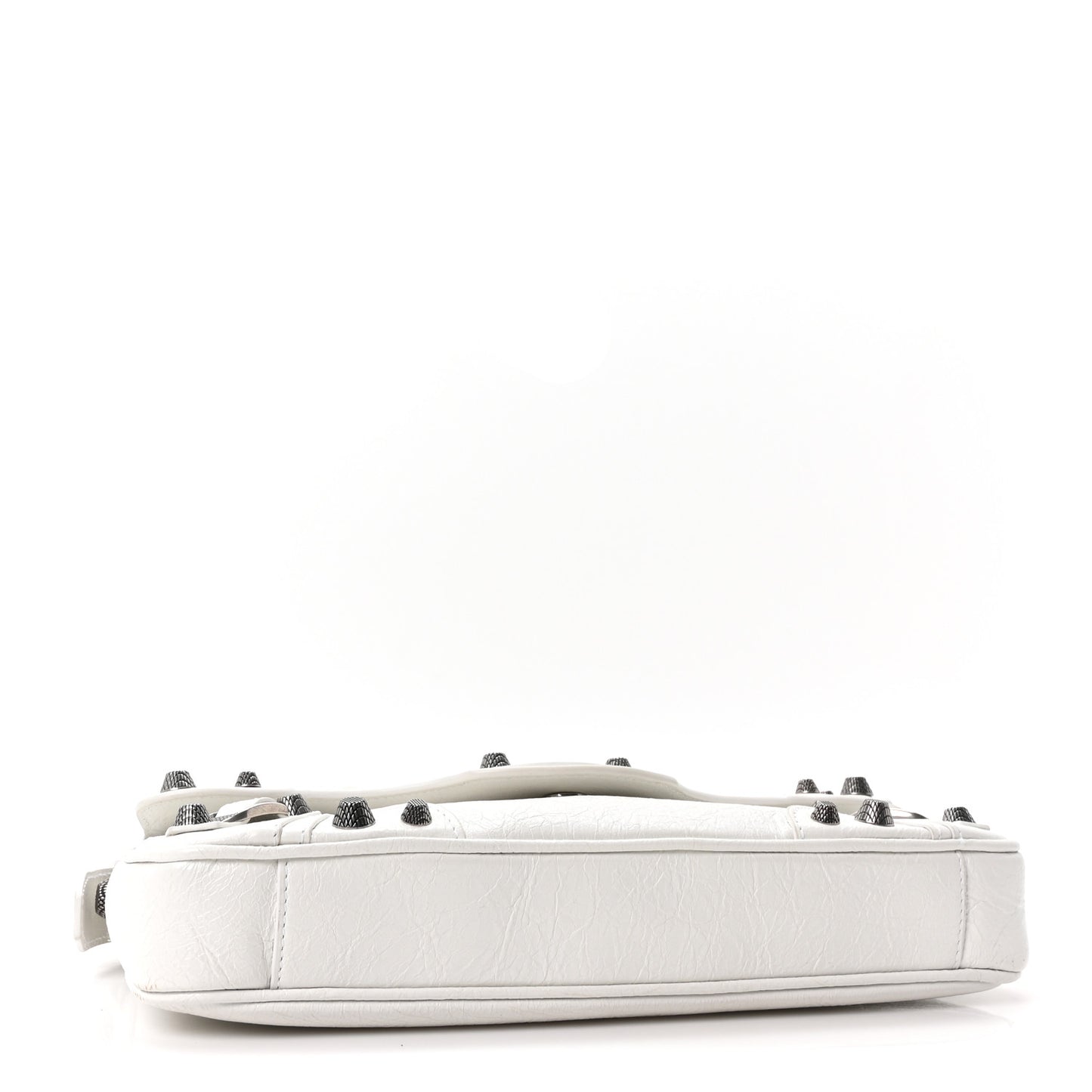 Agneau Arena Small Le Cagole Sling Bag Optic White