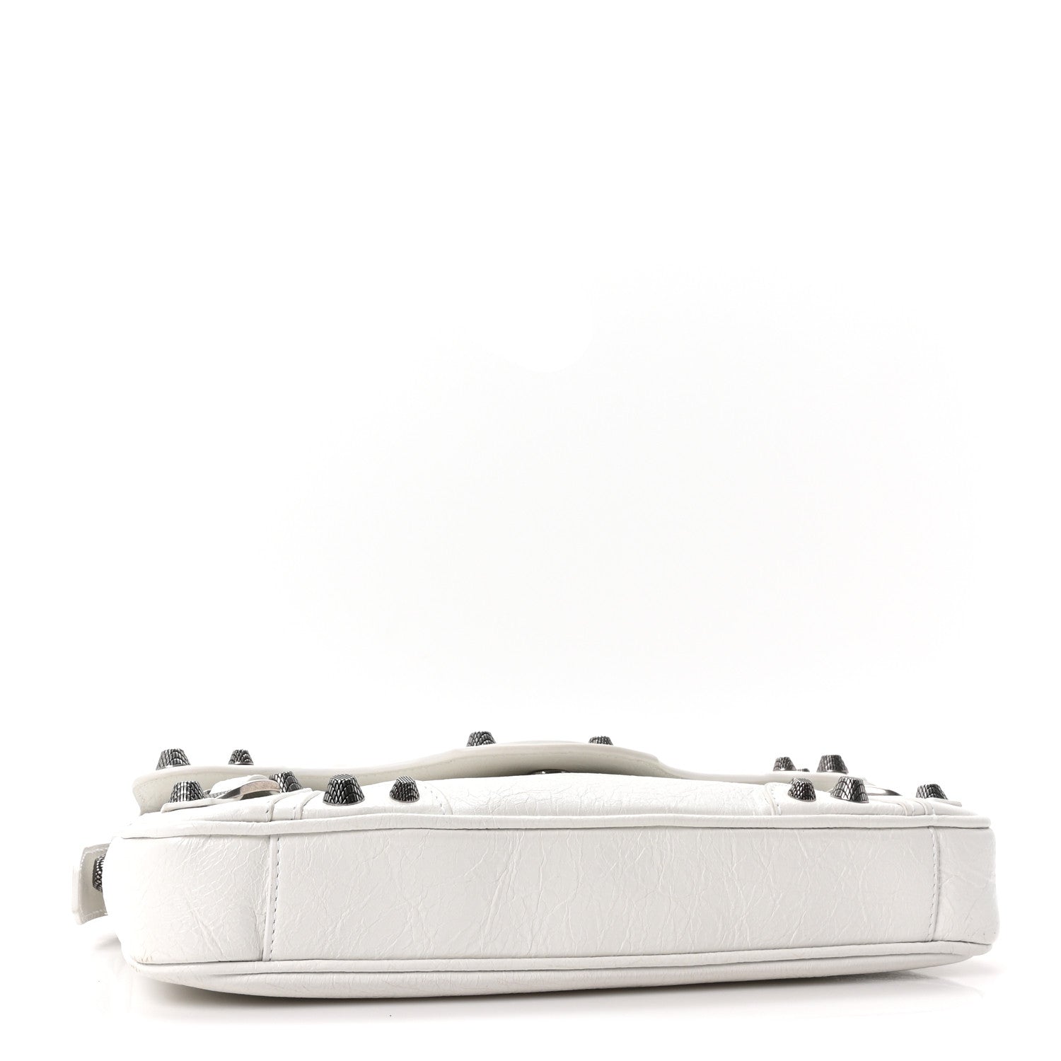 Balenciaga Agneau Arena Small Le Cagole Sling Bag Optic White 4 of 10