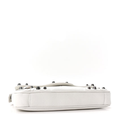 Balenciaga Agneau Arena Small Le Cagole Sling Bag Optic White 4 of 10
