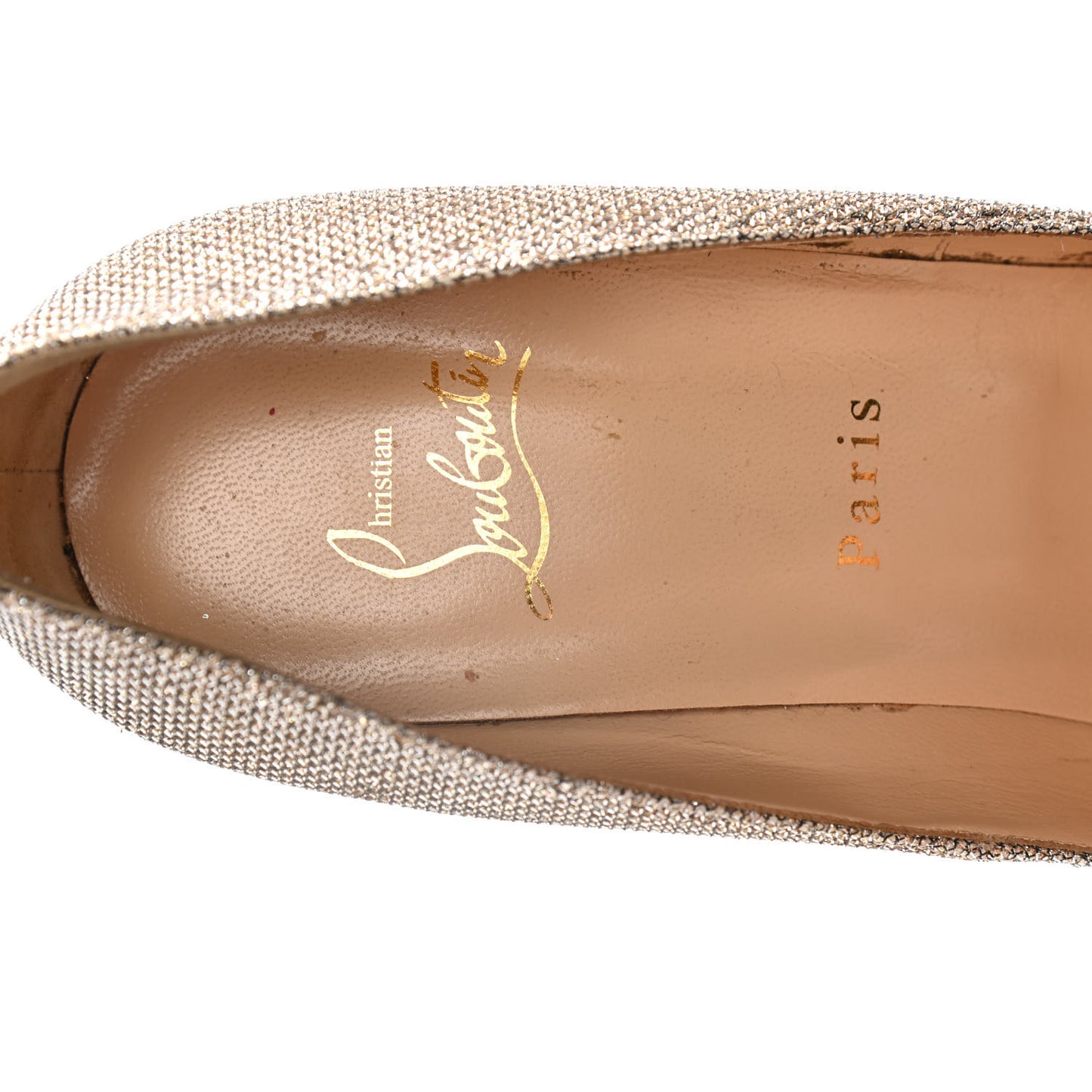 Glitter Fabric Altareva 160 Pumps 41 Gold