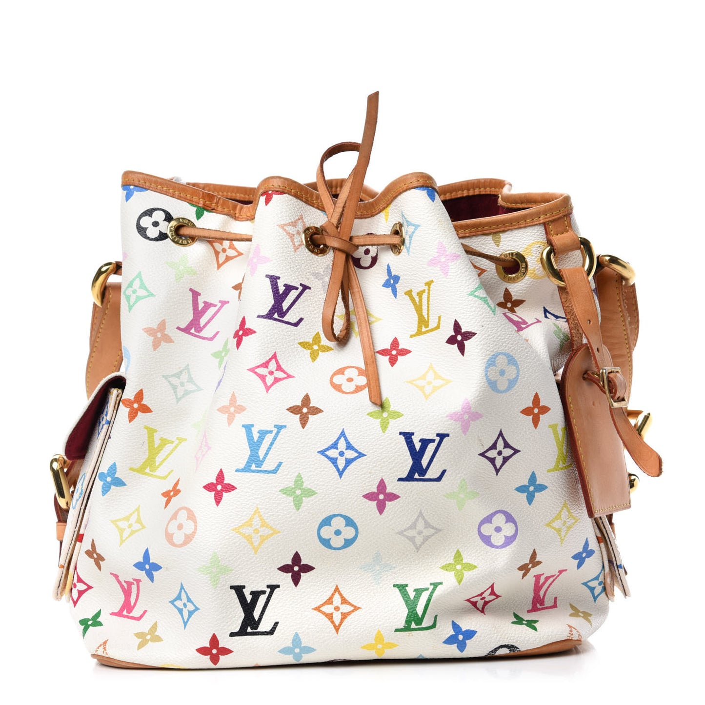 Monogram Multicolor Petit Noe White