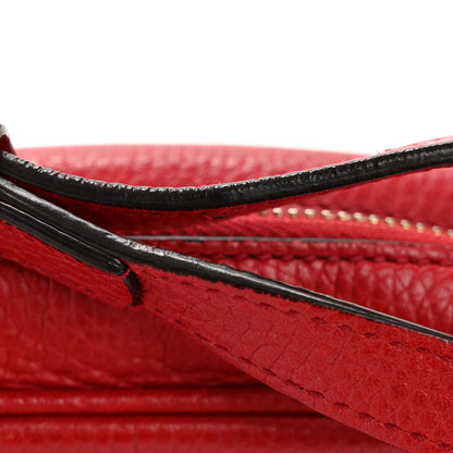 Gucci Pebbled Calfskin Small Soho Disco Bag Tabasco Red 12 of 12